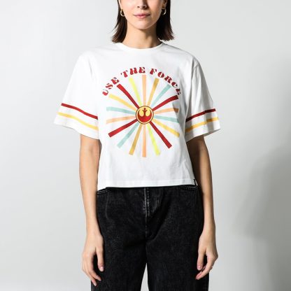 Use The Force Rebel Cropped Tee - Image 2