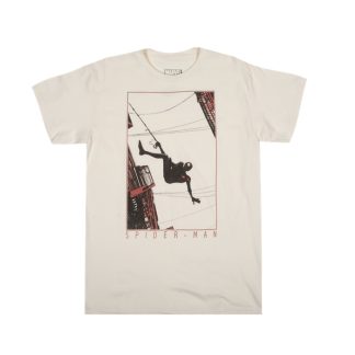 Miles Morales Spider-Man Faded Art Natural Tee
