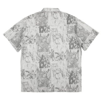 Batman Woven All Over Comic Print Button-Down Shirt - Image 2