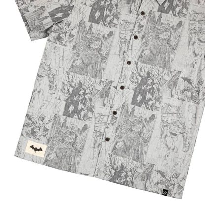Batman Woven All Over Comic Print Button-Down Shirt - Image 5