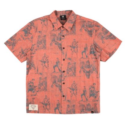 Superman All Over Comic Print Button-Down Shirt