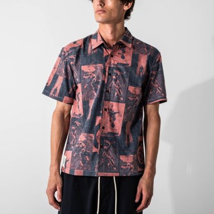 Daredevil All Over Comic Print Button-Down Shirt - Image 3