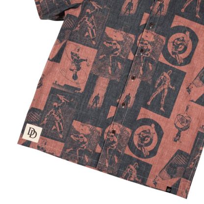 Daredevil All Over Comic Print Button-Down Shirt - Image 5