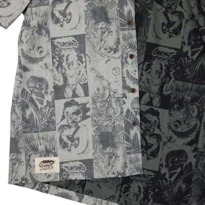 Ghost Rider All Over Comic Print Button-Down Shirt - Image 8
