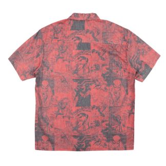 Spider-Man All Over Comic Print Button-Down Shirt