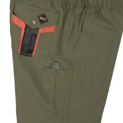 Warriors of Mandalore Olive Green Belted Cargo Shorts - Image 16