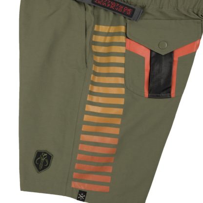 Warriors of Mandalore Olive Green Belted Cargo Shorts - Image 14