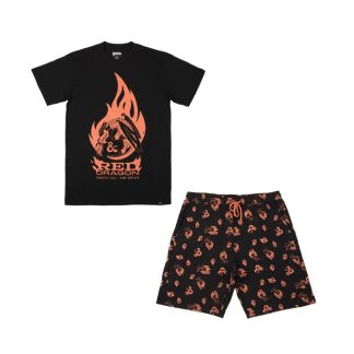 Red Dragon Black & Red Lounge Set