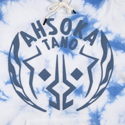 Ahsoka Blue Cloud Wash Hoodie & Shorts Lounge Set - Image 9